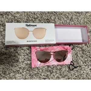 Optimum optical rosewood sunglasses